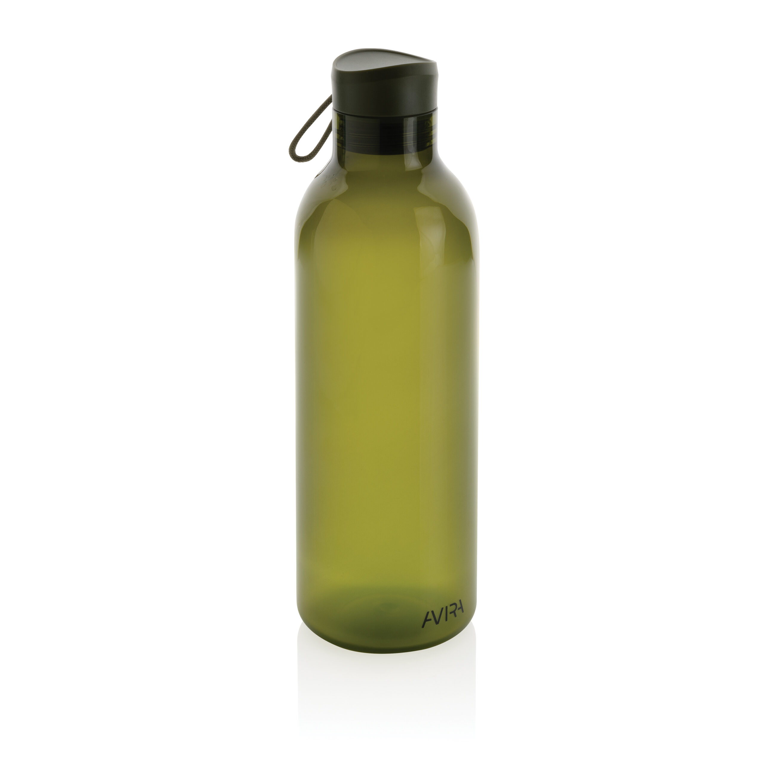 Пластиковая бутылка для воды Olive Green, 1 л, зеленый